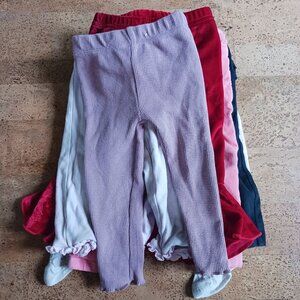 Eight 6-12m Baby Girl Pants & Tights